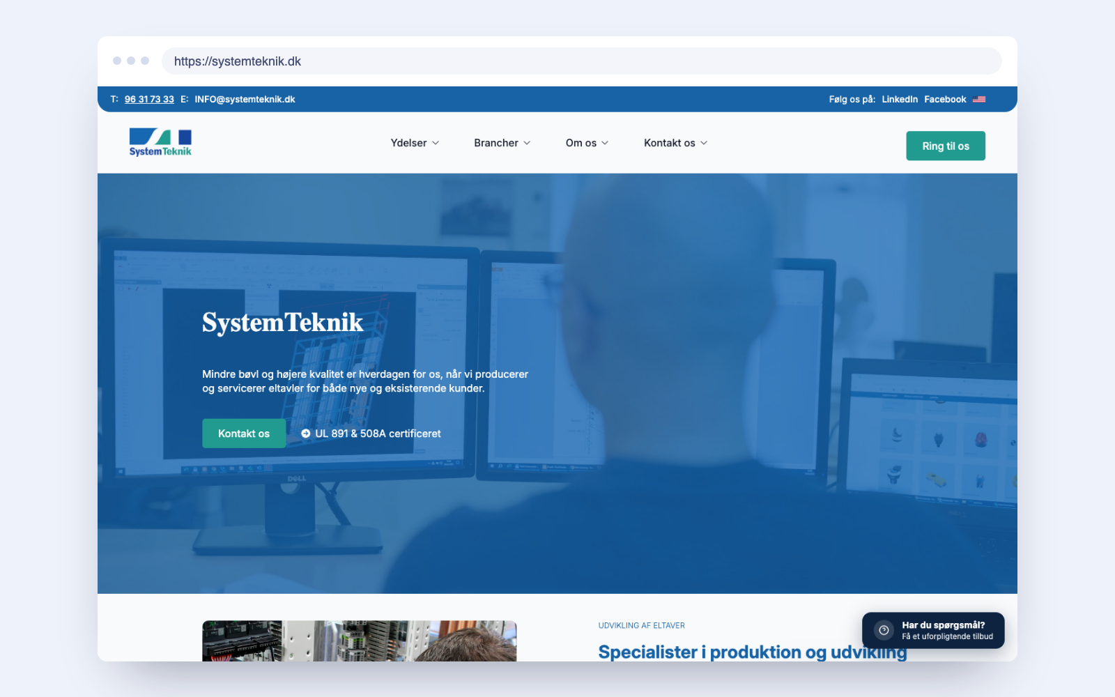 Systemteknik: fra hacket site til fundet igen